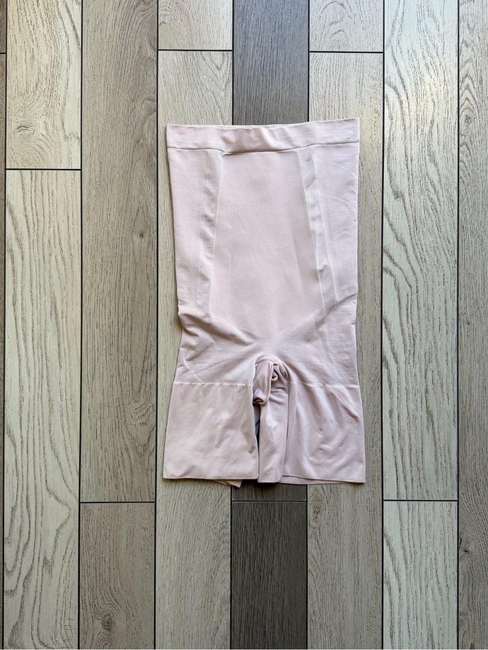 SPANX Light Blush High-Waist Shaping Shorts size S